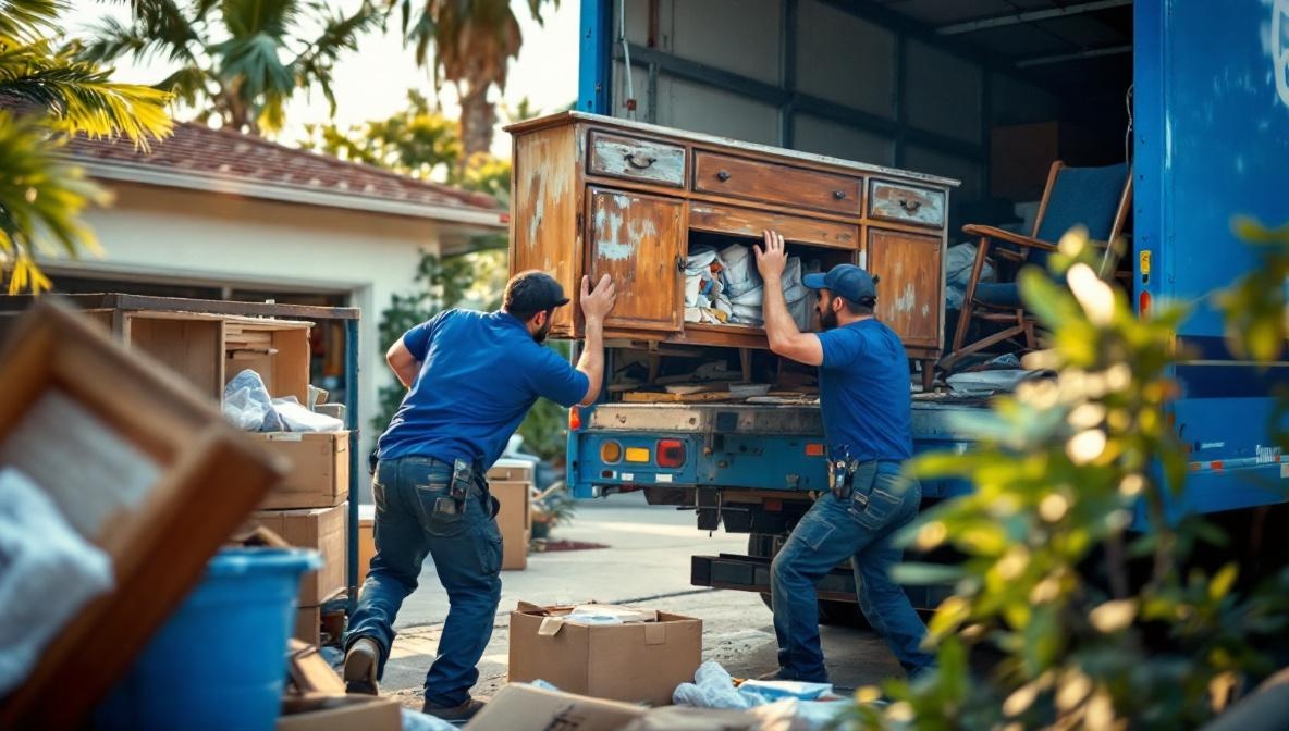 trash removal San Diego illustration